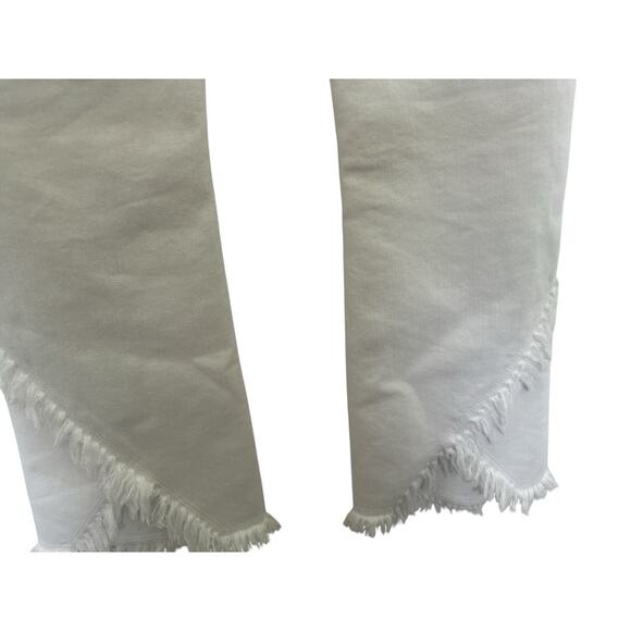 1.state Pinstripe Mini Kick Flare Pants Size 6 White Pants - Picture 4 of 10
